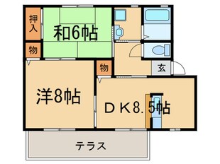 ハ－トフルハイツの物件間取画像